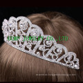 Neuer Entwurf Kristalltiara silberner Rhinestone Krone